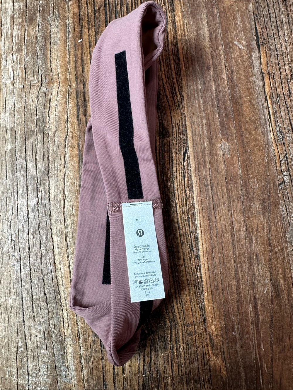 lululemon athletica Dusty Mauve  Workout Headband - Picture 4 of 5